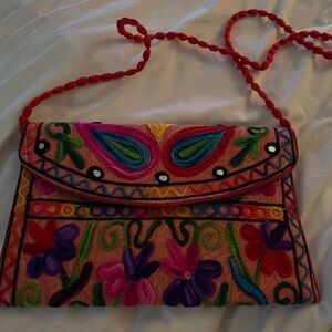 Colorful Handmade Embroidered Women's Bag
